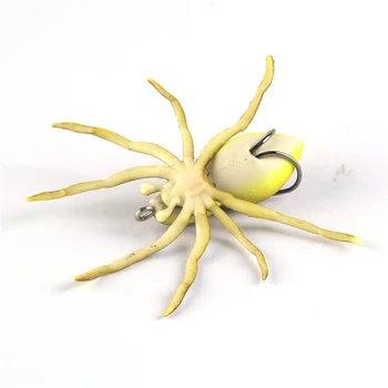 1buc Spider Momeală Moale de Cauciuc Momeală de Pescuit Aborda Artificiale Softbait Atrage 8cm 7g Weedless Artificiale de Pescuit Nada