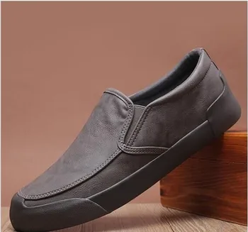 Moda Barbati Din Piele Pantofi Casual Plat Barbati Pantofi Impermeabil Respirabil Mocasini Bărbați De Înaltă Calitate Mocasini Confortabile