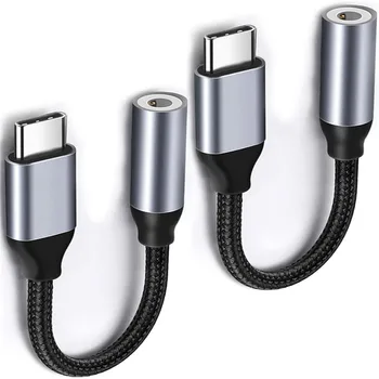 C USB-3.5 mm pentru Căști Audio Jack Adaptor 1-Pachet Compatibil pentru Google Pixel 3/2/2XL Huawei P30/40