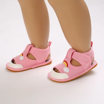 2021 Moda Pentru Copii Baieti Fete Sandale Copii Curcubeu Sandale De Vară Copilul Pantofi Pentru Sugari Copii În Aer Liber Pantofi De Plaja
