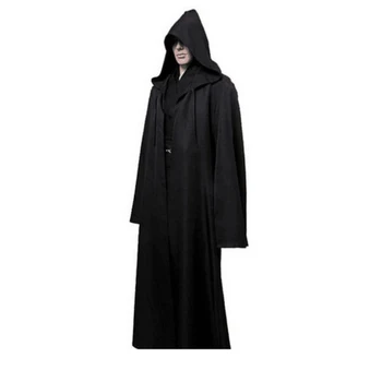 Darth Vader Cosplay Haine Terry Jedi Roba Neagra Star Wars Jedi Knight Gluga Pelerina Halloween Cosplay Costum Pelerina Pentru Adulți