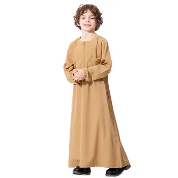 Bărbați musulmani Copil rochie lunga pentru barbati enfant băiat mens haine de bărbați musulmani Confortabil si respirabil