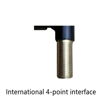 Direct potabilă de la robinet de purificare a Apei de la robinet Internaționale 4-litera interfață Robinet de Bucatarie Negru Plumb cupru
