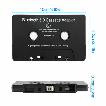 Auto Universal Bluetooth Caseta Adaptor Auto Player Stereo Adaptor Costum Samsung Casetă Iphone 5.0 Bluetooth Hands-free pentru Telefon