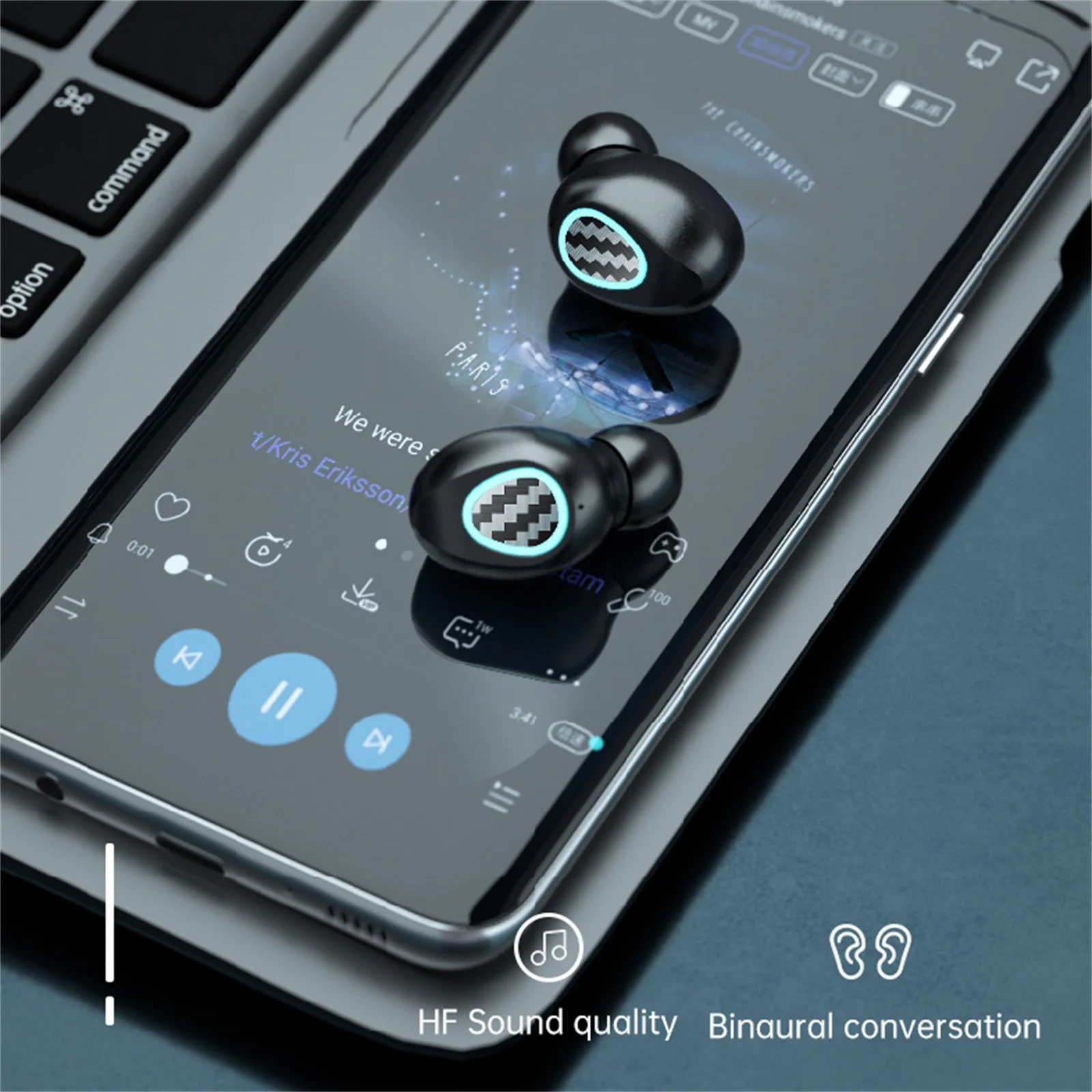 Căști Pentru Smartphone Nou R9 TWS Wireless Bluetooth Headset Nou În ureche Căști Sport Subwoofer Mini HIFI HD Apel Căști