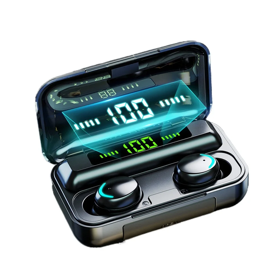 SPRIMO F9-4 Bluetooth V5.0 9D Stereo Wireless Căști Impermeabil Sport Căști Mini Adevărat Căști pentru telefon mobil