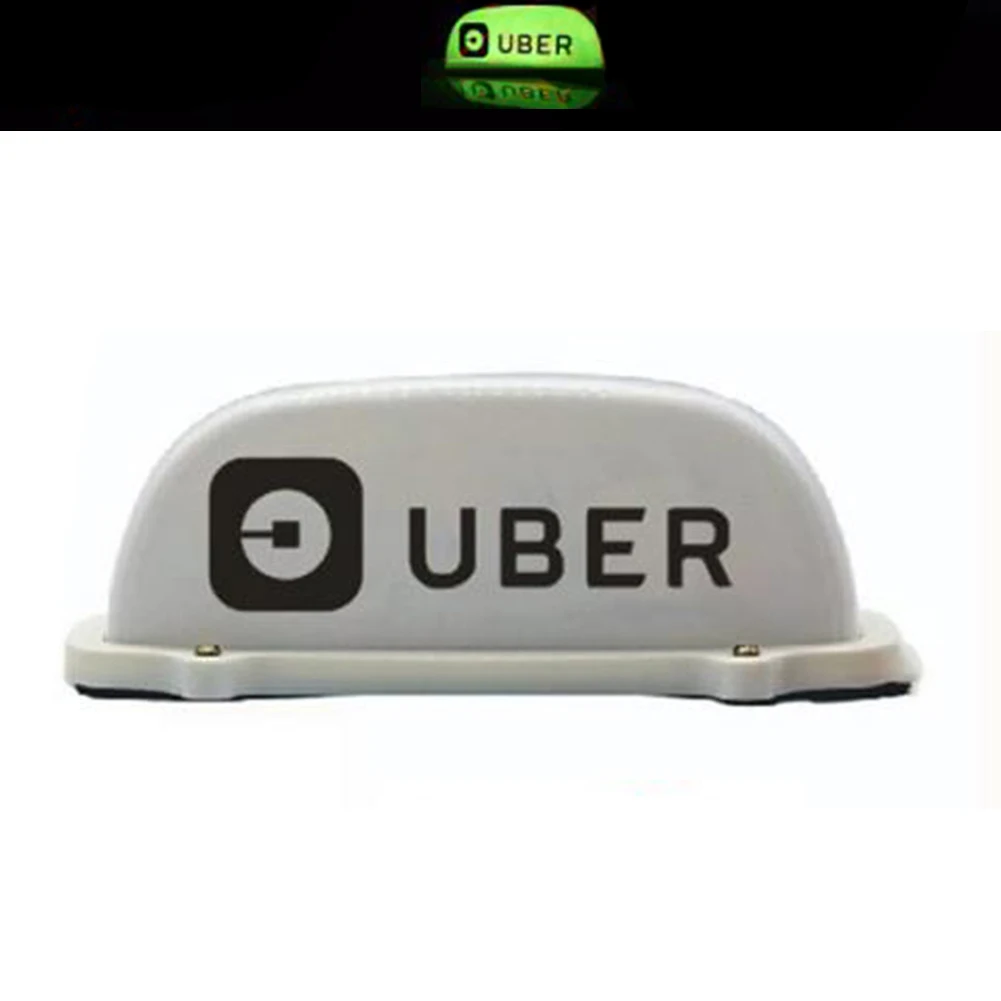 Taxi Taxi Top Acoperiș Semn de Lumină Lampă cu Bază Magnetică Plastic Alb Indicator 12V Cinci Culori Pentru alegerea